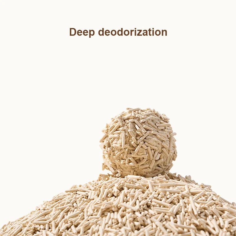 Veloutée - douce, à base de plantes et irrésistiblement douce, cette litière pour chat au tofu de qualité supérieure transforme chaque bac à litière en un sanctuaire propre et serein pour votre félin. Fabriquée à partir de matériaux naturels et biodégradables, elle offre une absorption exceptionnelle. - Luxempirez