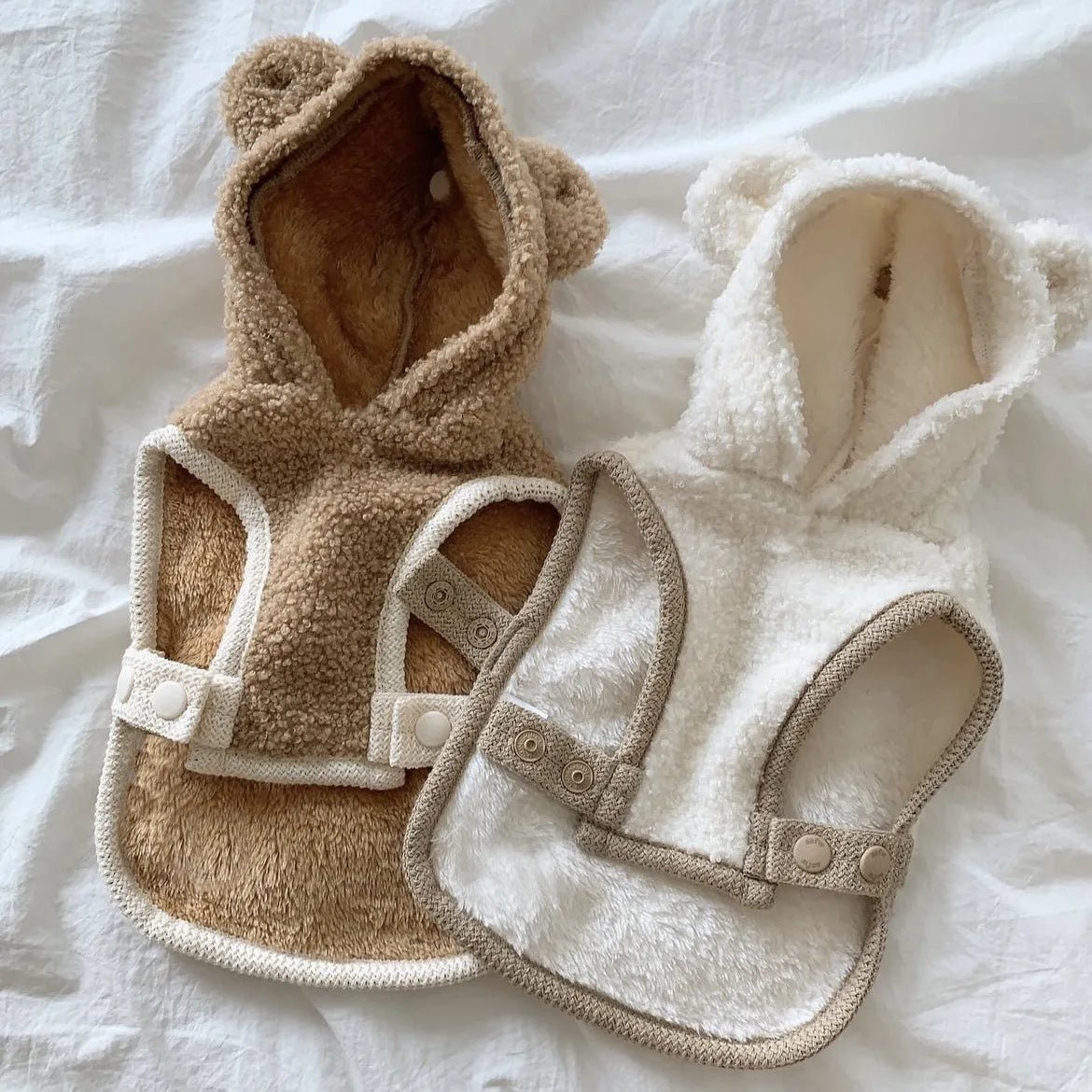 Warm Pet Clothing Cape Pet Hood Cape Small Dog Cat Teddy Autumn and Winter Thickened Puppy Clothes Designer Dog Clothes - Luxempirez