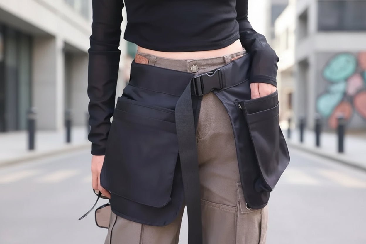 Tablier de dressage imperméable pour chien avec ceinture réglable et plusieurs poches, conçu pour garder toutes les friandises, jouets et outils organisés pendant les séances de dressage en plein air. - Luxempirez