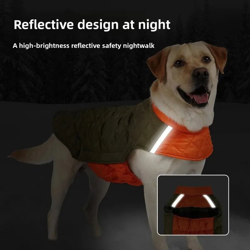 Winter Warm Dog Jacket Coat Reflective Waterproof Windproof Lightweight Pet Clothing Jackets for Small Medium Large Dogs - Luxempirez