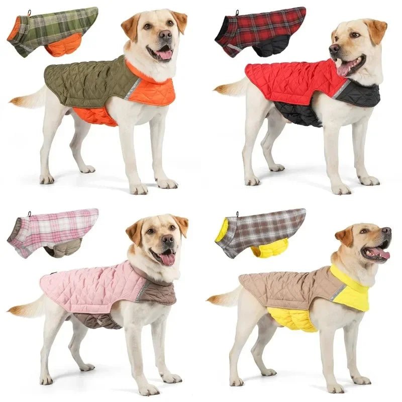 Winter Warm Dog Jacket Coat Reflective Waterproof Windproof Lightweight Pet Clothing Jackets for Small Medium Large Dogs - Luxempirez