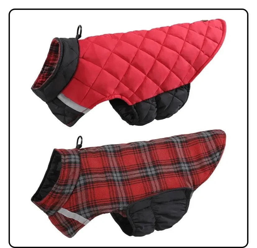 Winter Warm Dog Jacket Coat Reflective Waterproof Windproof Lightweight Pet Clothing Jackets for Small Medium Large Dogs - Luxempirez