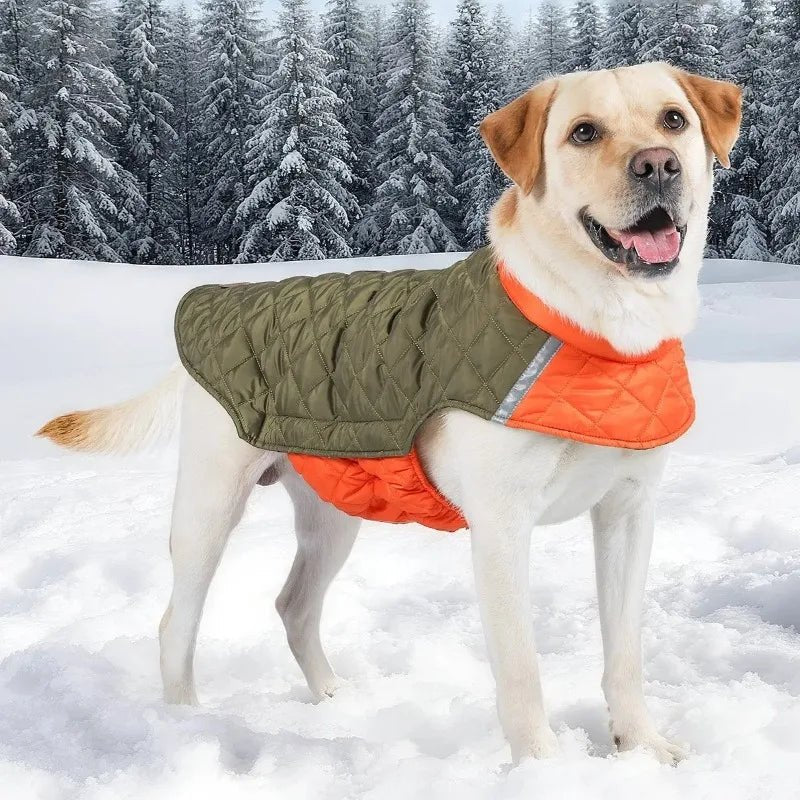 Winter Warm Dog Jacket Coat Reflective Waterproof Windproof Lightweight Pet Clothing Jackets for Small Medium Large Dogs - Luxempirez