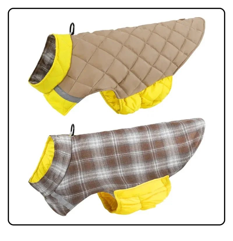 Winter Warm Dog Jacket Coat Reflective Waterproof Windproof Lightweight Pet Clothing Jackets for Small Medium Large Dogs - Luxempirez