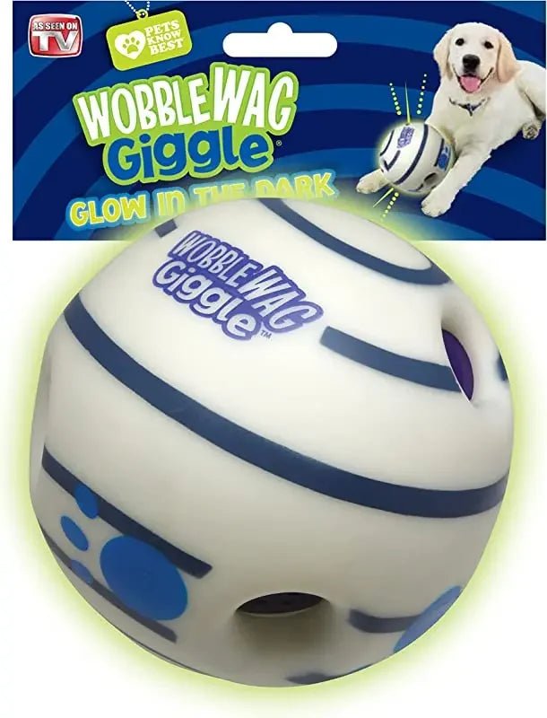 Wobble Wag Giggle Ball is an interactive dog toy that makes funny giggle sounds every time your dog nudges, rolls, or shakes it, keeping pups active, curious, and entertained for hours. - Luxempirez