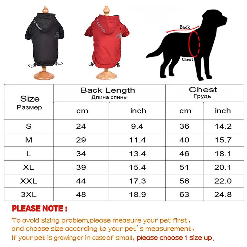 Wrap your adventurer in pure sophistication with this premium red hooded jacket, designed for dogs who explore in style. The sleek, sporty cut and reflective details bring a high‑end, urban look while enhancing visibility on evening walks. - Luxempirez
